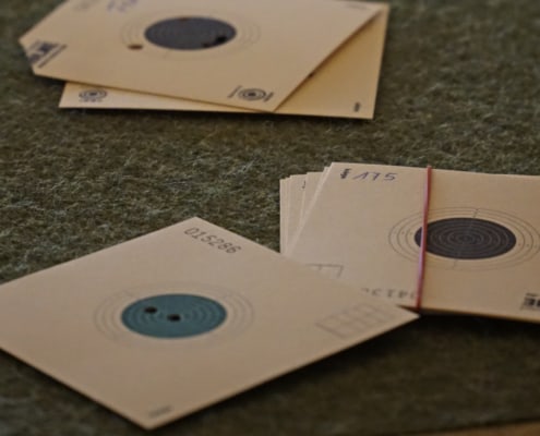 Zwei Schuß pro Scheibe Gemeindemeisterschaft Luftgewehr Schliersee 2019 © Judith Weber